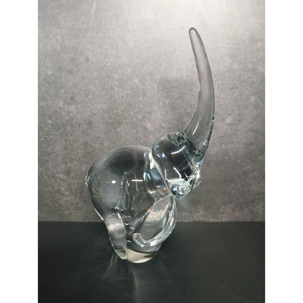 Art Glass Elephant Figurine St Thomas USVI The Oddity Shop Tang 84